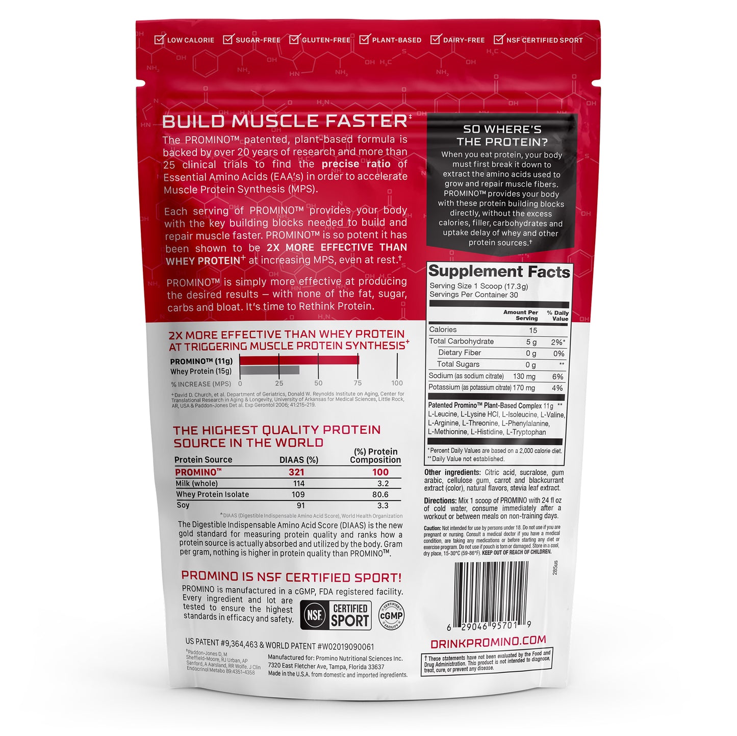 PROMINO™ DRINK MIX RASPBERRY FLAVOR