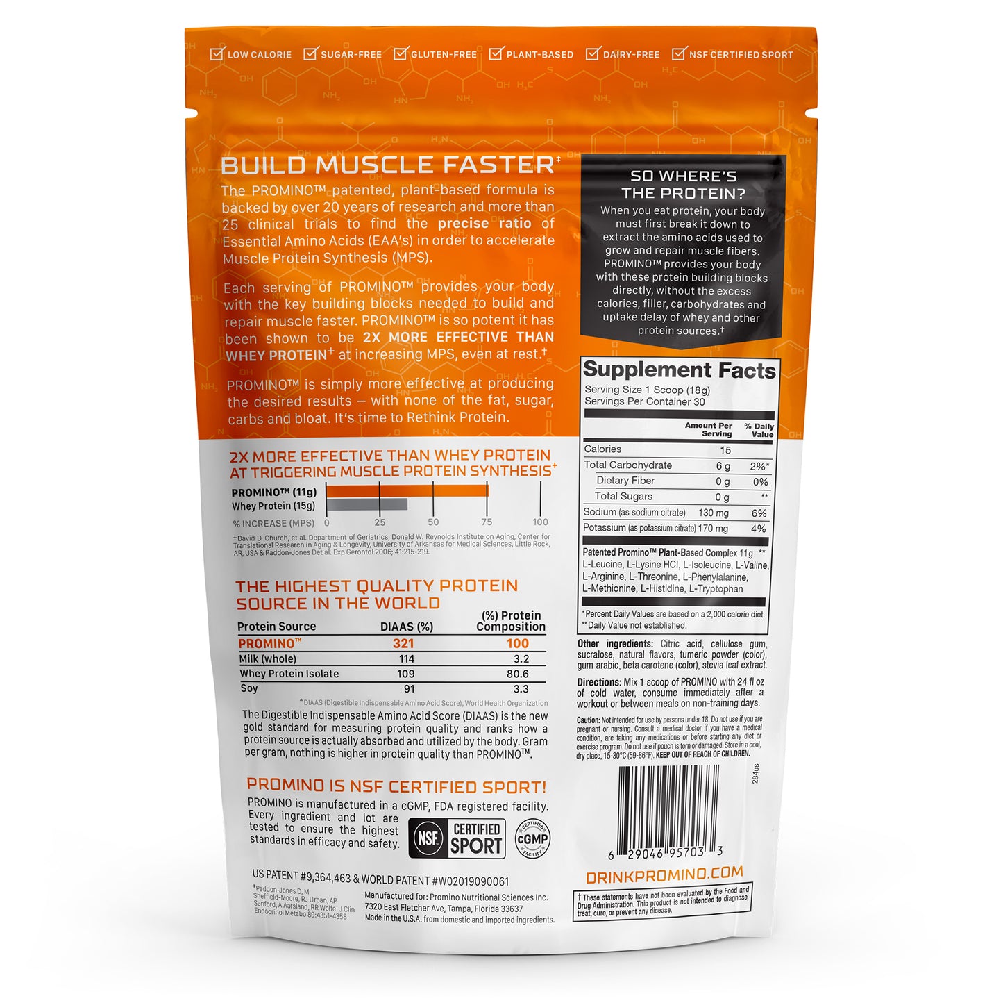 PROMINO™ DRINK MIX ORANGE FLAVOR