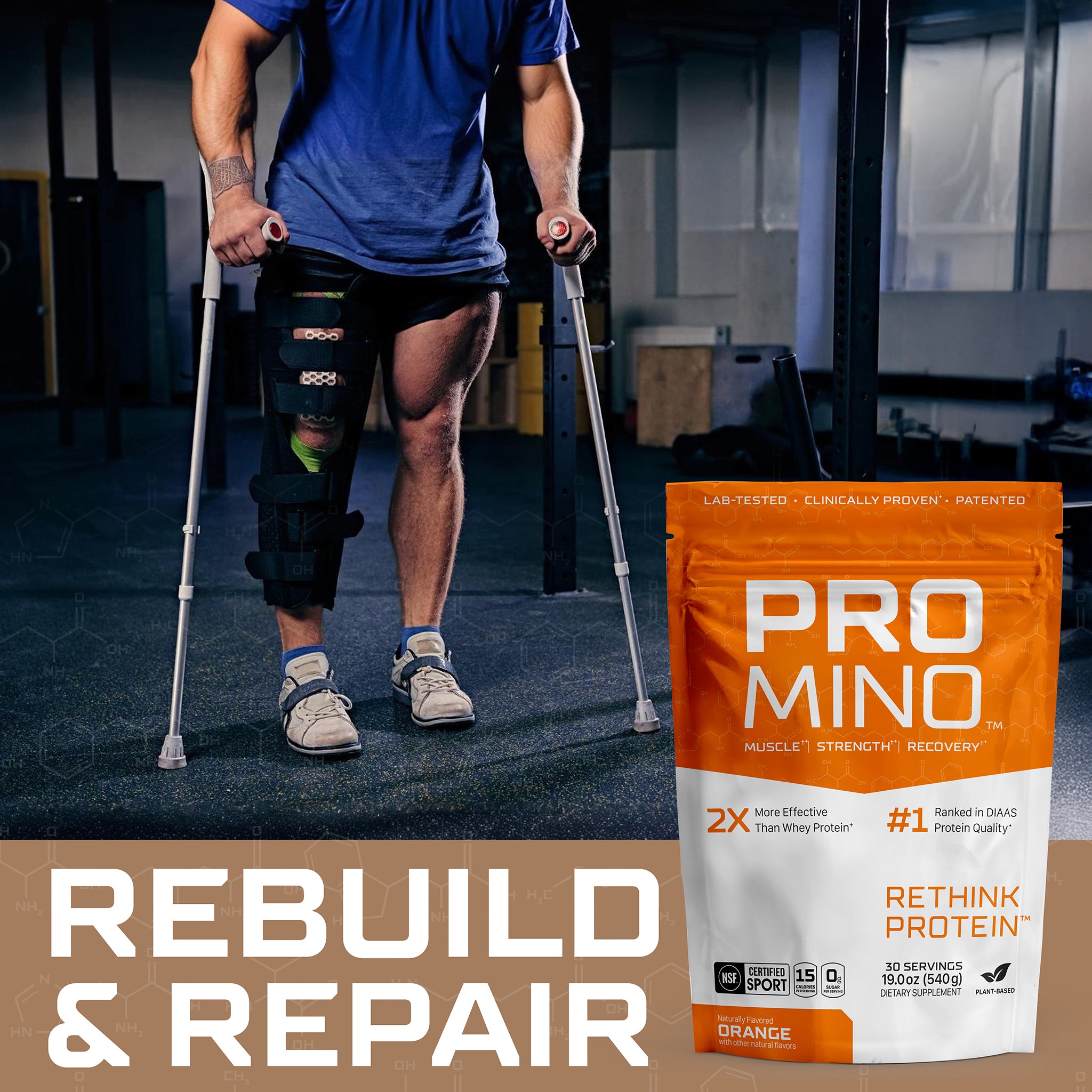 Pr Muscle Build Muscle and Recover Faster - Even at Bedrest – Promino Protein