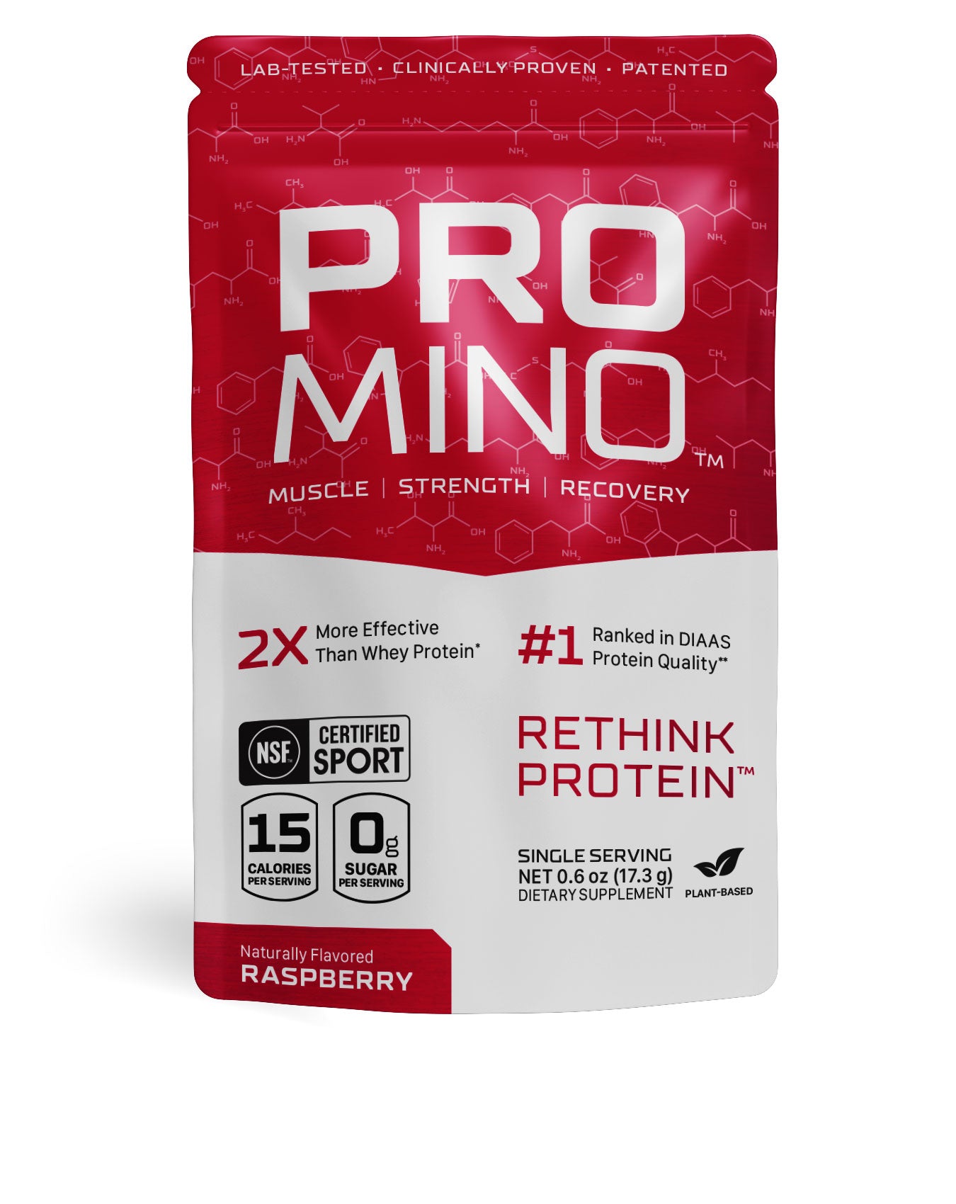 PROMINO™ LOOSE SINGLE SERVING DRINK MIX RASPBERRY FLAVOR